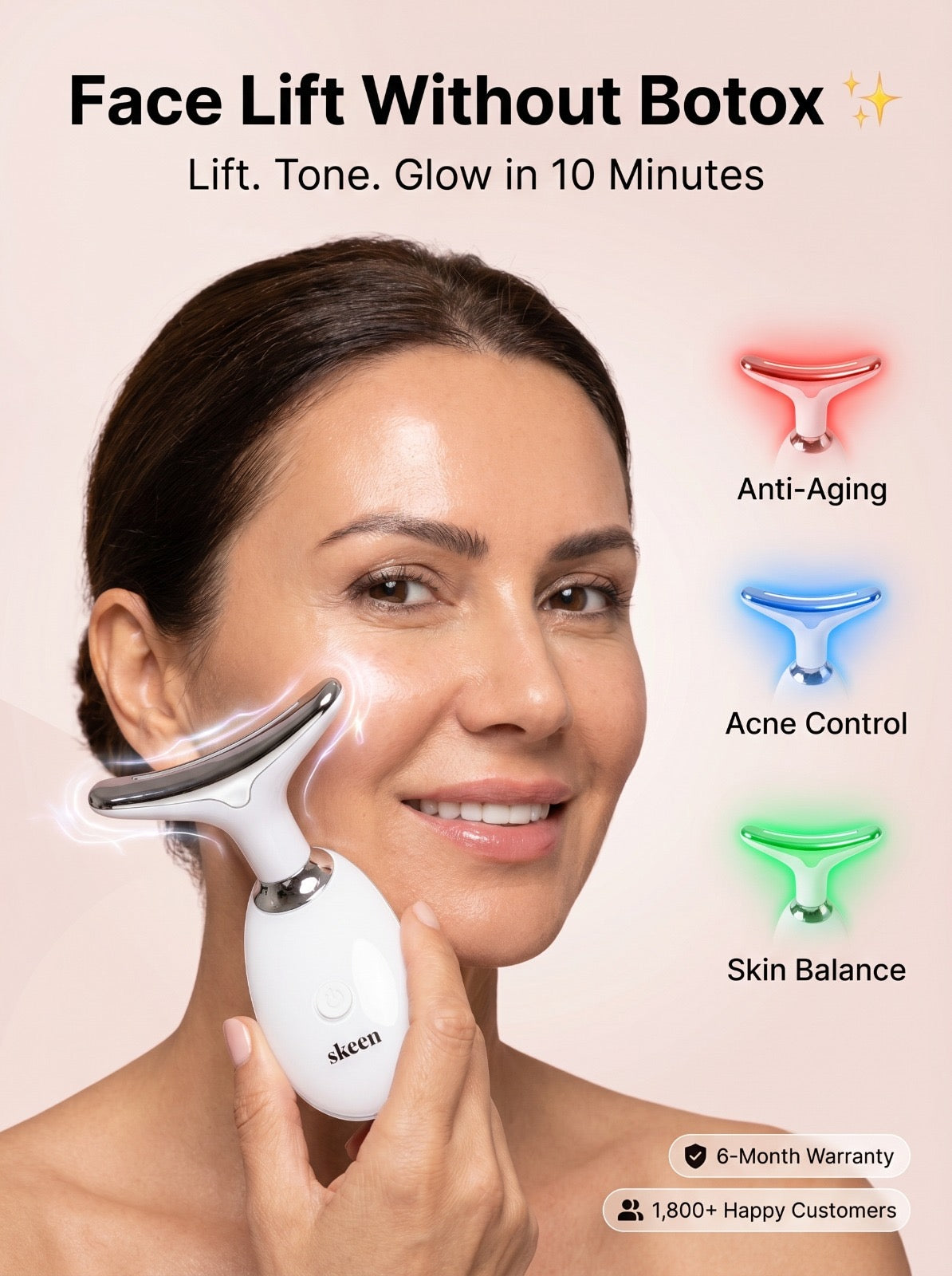 Skeen™ Face & Neck massager