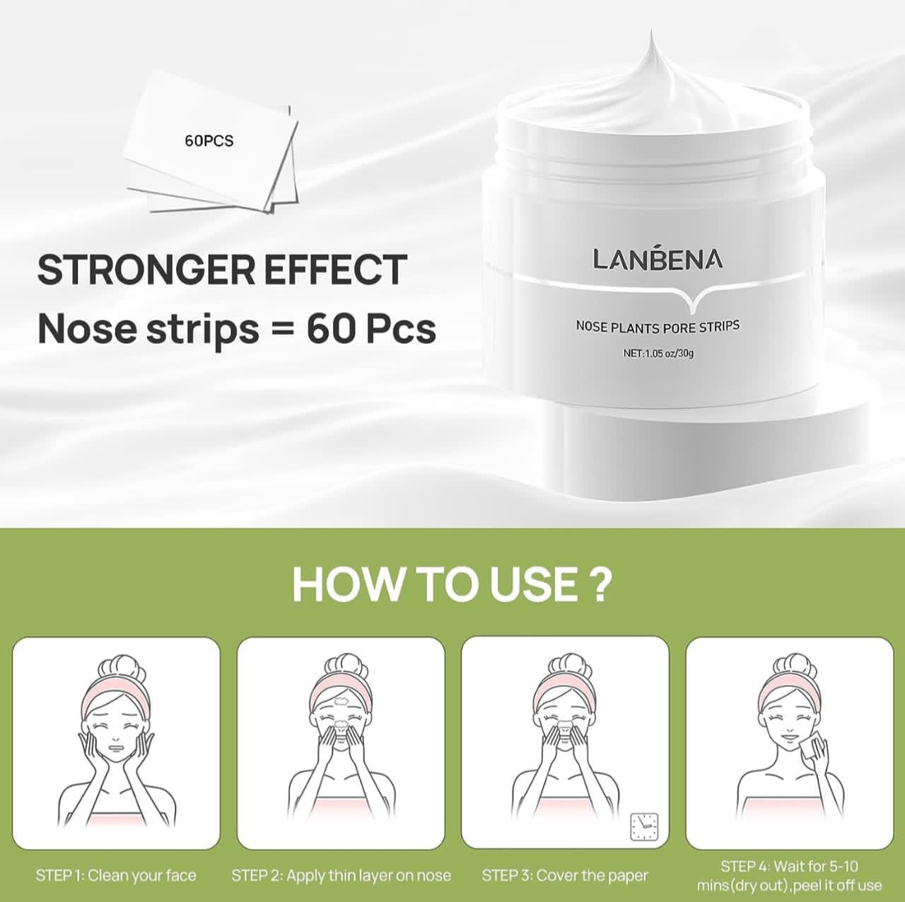 LANBÉNA BLACKHEAD REMOVER MASK ( Original Product )